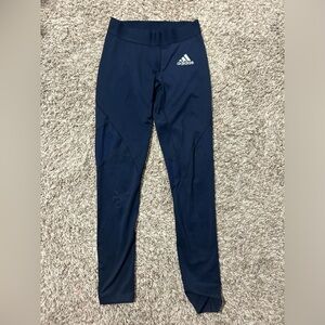 Blue adidas leggings